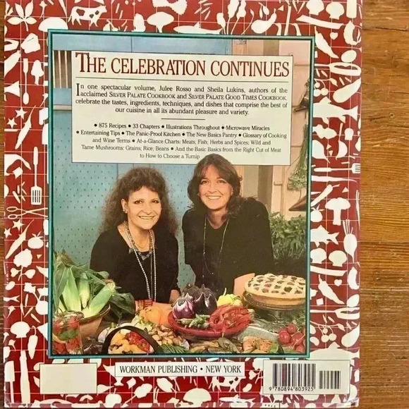✨NWOT✨ VINTAGE The New Basics Cookbook  Paperback 1989 - Picture 10 of 10